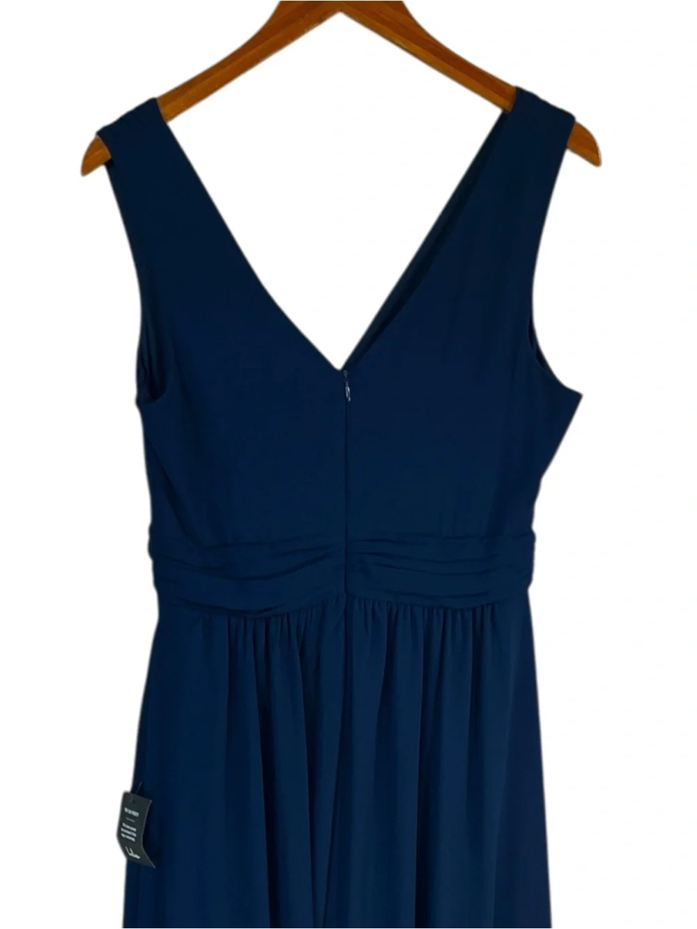 NWT Lulus Thoughts of Hue Navy Blue Surplice Maxi Dress Size Medium